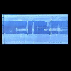 "Blue Without Words", Unique Artist Book Inspired by Sound Art