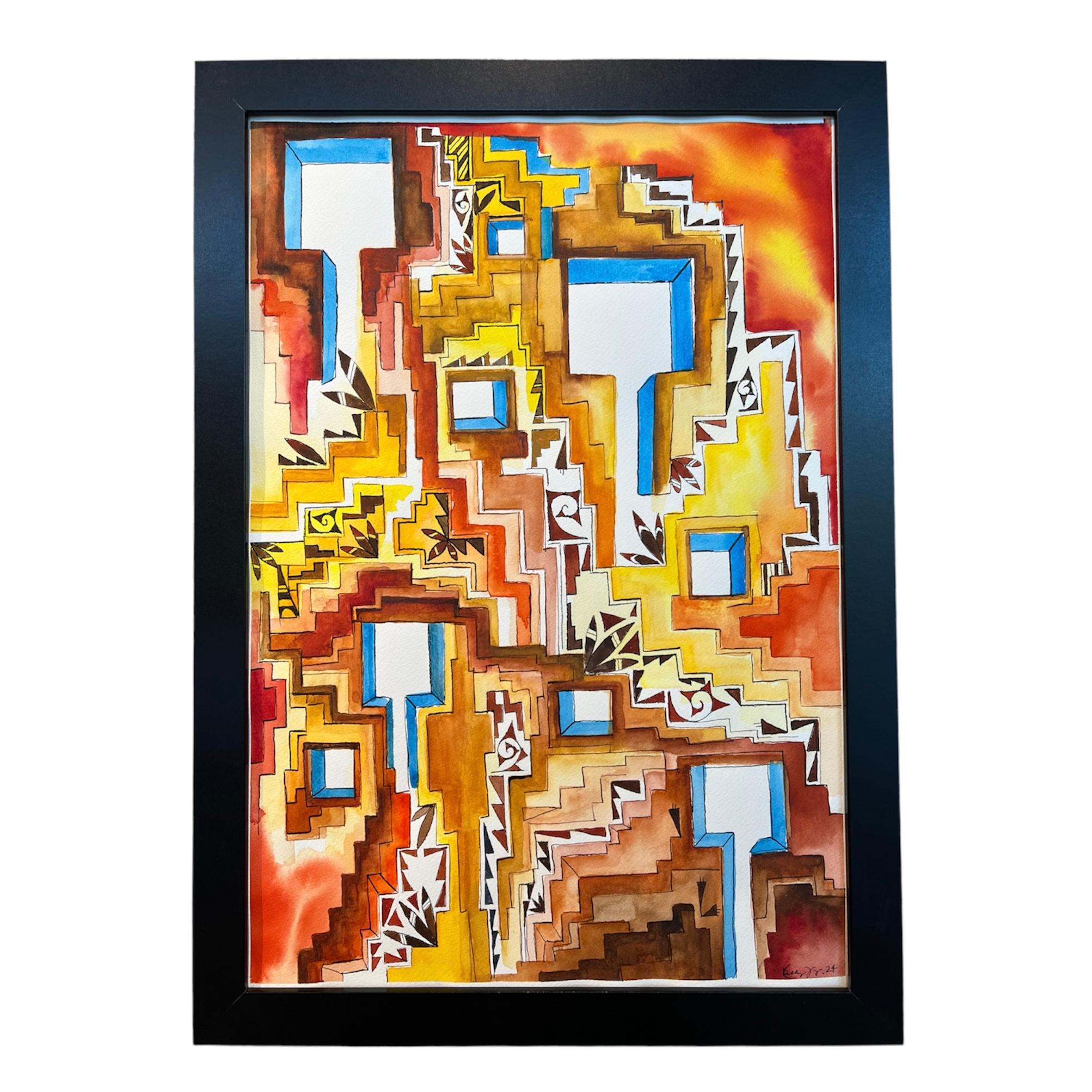 Malevich Pueblo-Style #6 - Art by Kelly Frye