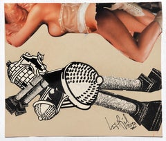 Vintage Luis Miguel Valdes, ¨Collage I¨, 1992, Work on paper, 11.8x13.8 in