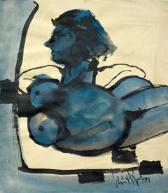 Luis Miguel Valdes, ¨Sentida-1¨, 1999, Work on paper, 13.8x11.8 in