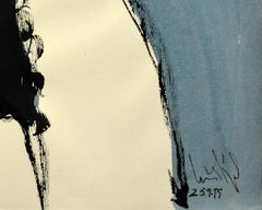 "Pubis #2" 1999 Original Signed Work on paper Watercolor Ink 11.8x13.8 in