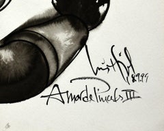 Luis Miguel Valdes, ¨Amor de pinceles-III¨, 1999, Work on paper, 11.8x15.7 in