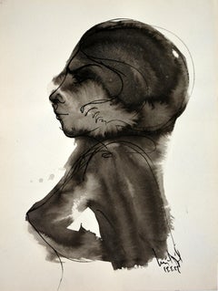 Luis Miguel Valdes, ¨Perfil-1¨, 1999, Work on paper, 15.7x11.8 in