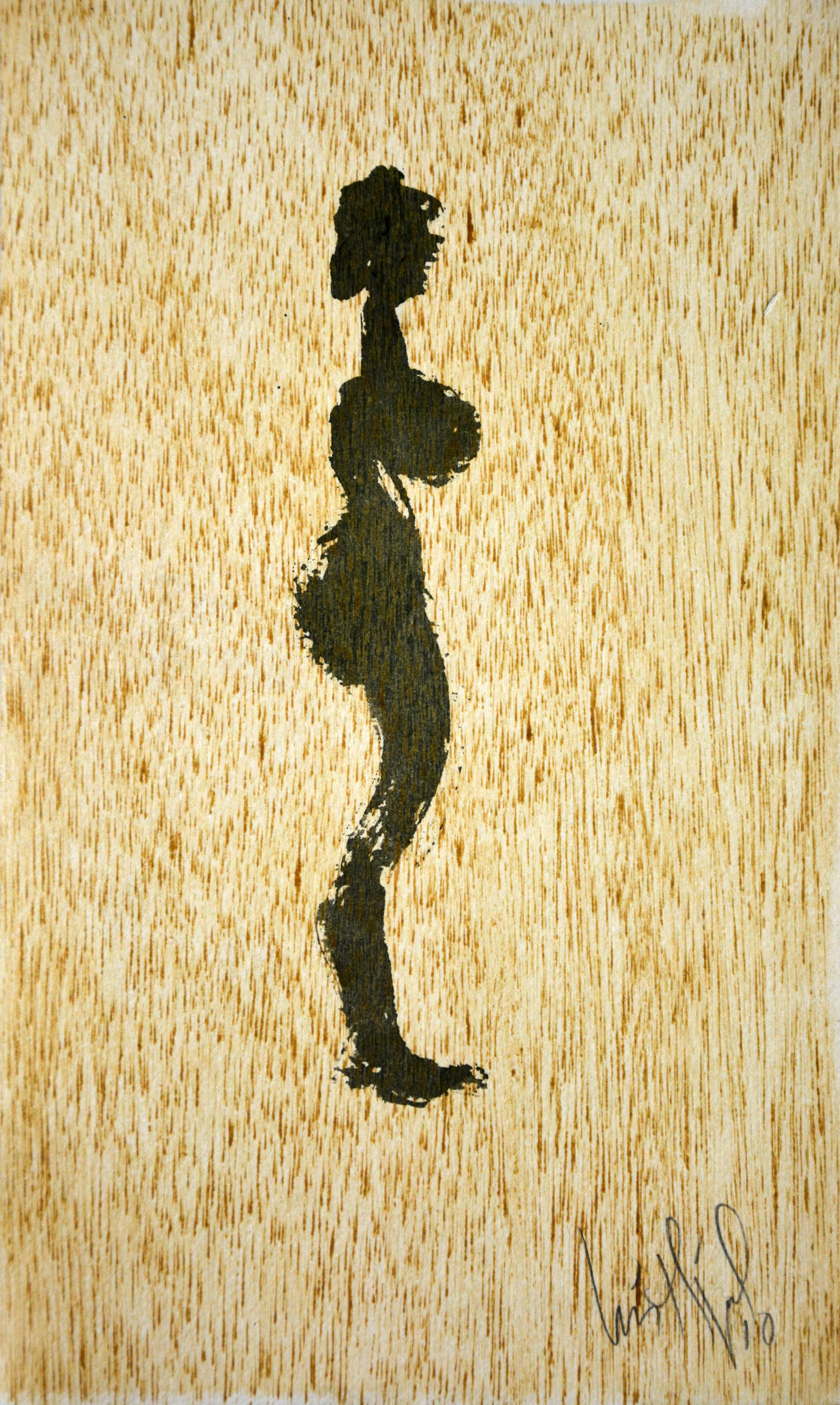 Luis Miguel Valdes, ¨Pefil-1¨, 2010, Work on paper, 12.2x7.4 in - Art by Luis Miguel Valdes 