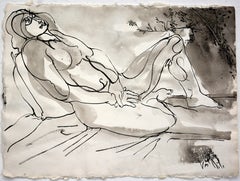Luis Miguel Valdes, ¨Reclinada-02¨, 2011, Œuvre sur papier, 11.4x15.4 in
