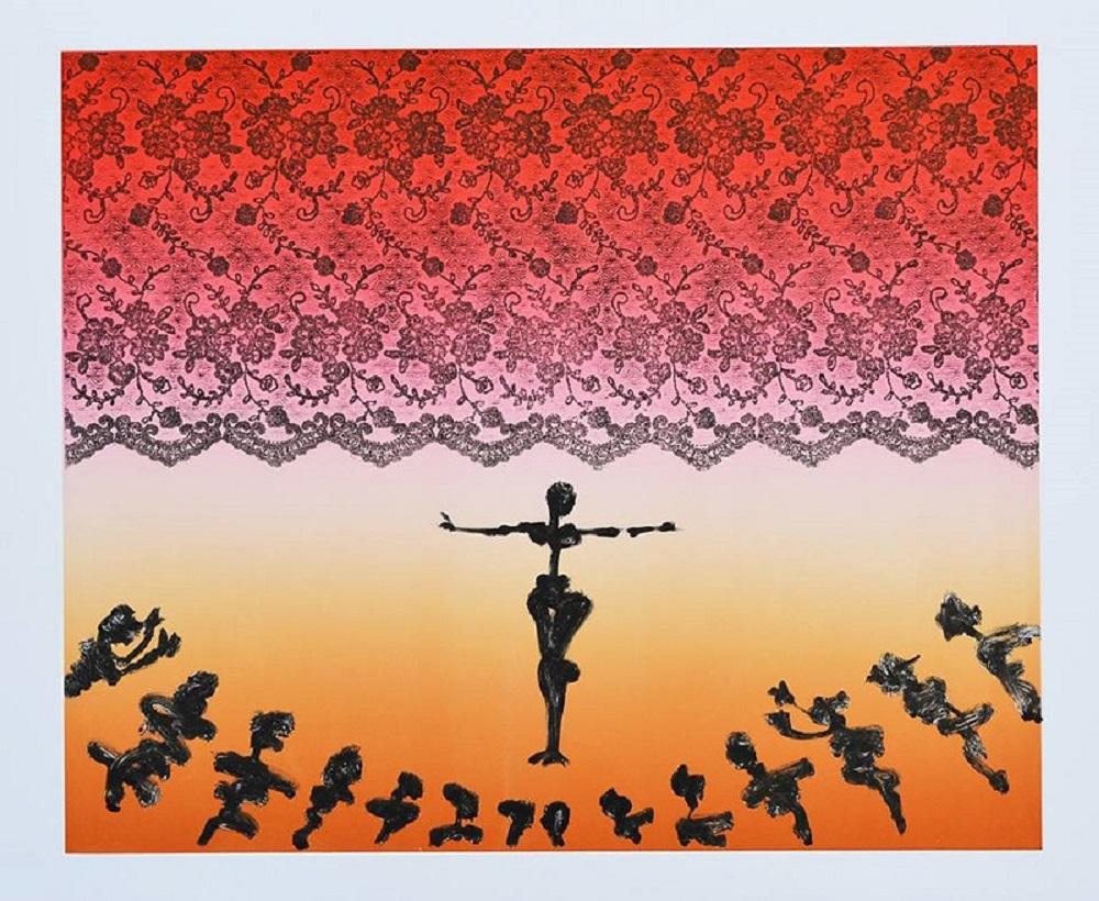 Luis Miguel Valdes, ¨Untitled 2¨, 2015, œuvre sur papier, 28.9x33.9 in.