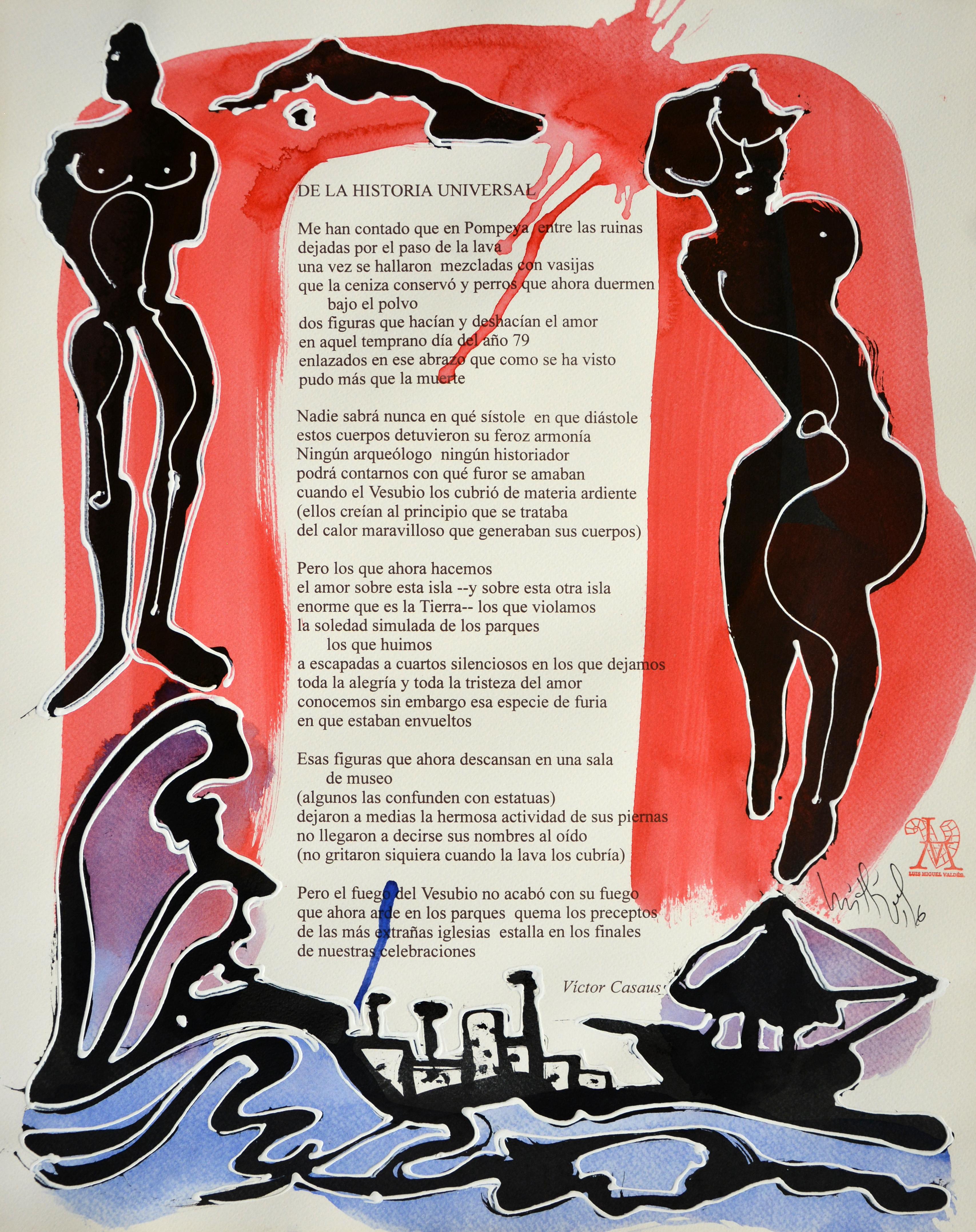 Luis Miguel Valdes, ¨Contado¨, 2016, Work on paper, 20.9x16.5 in - Art by Luis Miguel Valdes 
