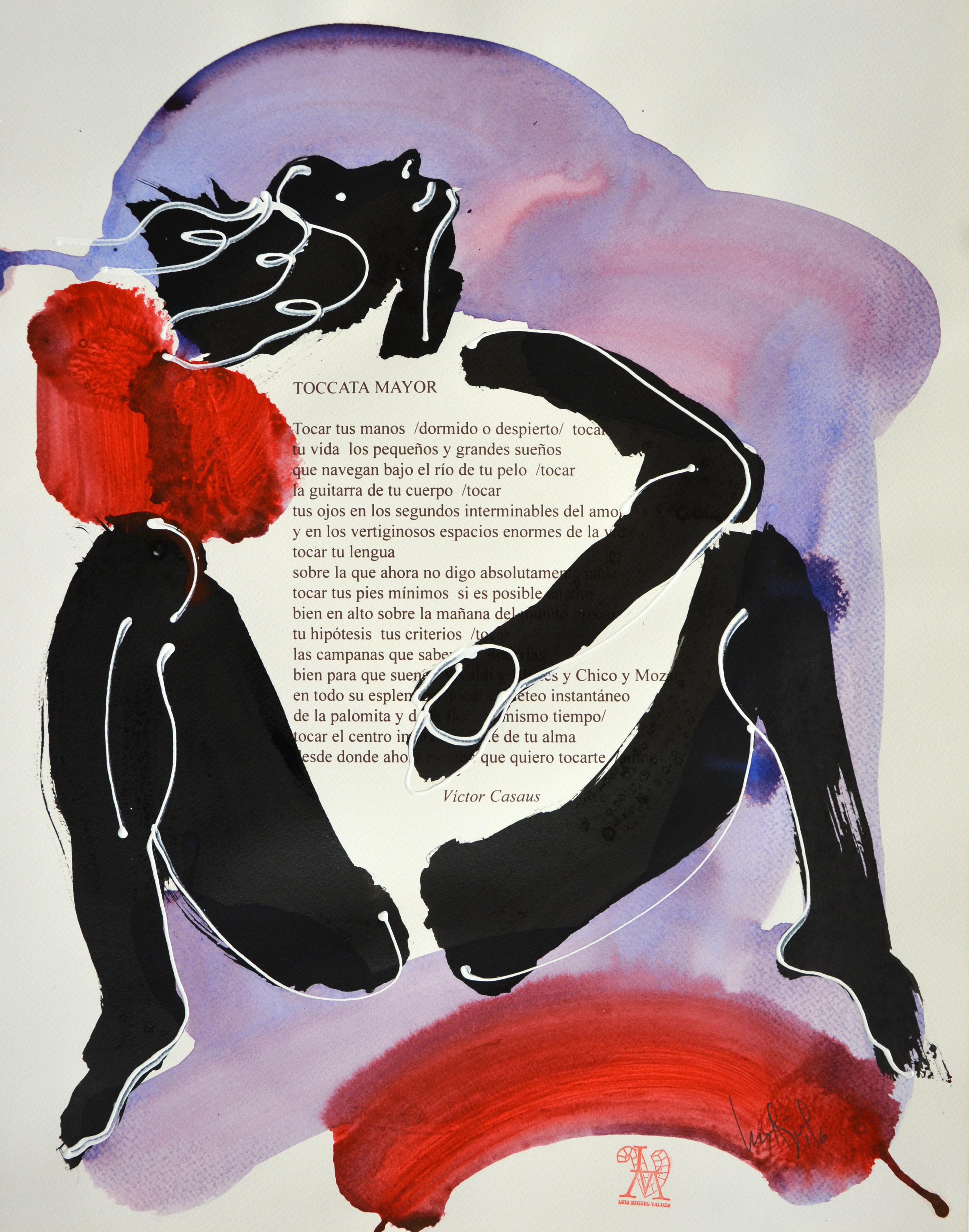 Luis Miguel Valdes, ¨Manos 2¨, 2016, Work on paper, 20.9x16.5 in