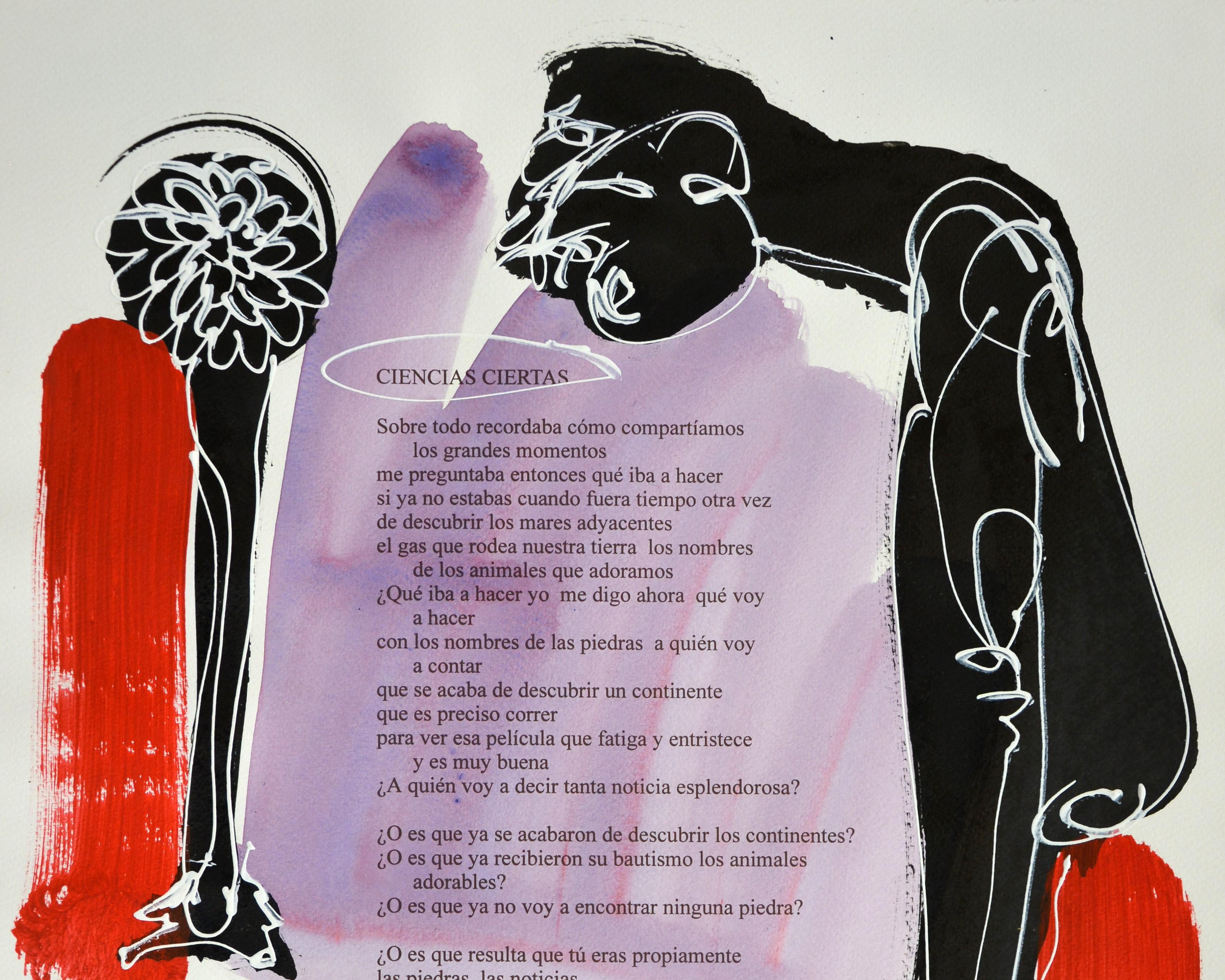 Luis Miguel Valdes, ¨Recordaba¨, 2016, Work on paper, 20.9x16.5 in - Art by Luis Miguel Valdes 