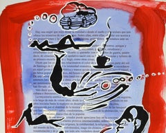 Luis Miguel Valdes, ¨Mira¨, 2016, Work on paper, 20.9x16.5 in