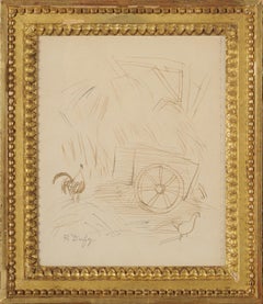 Raoul Dufy (1877-1953) - Cart and haystack