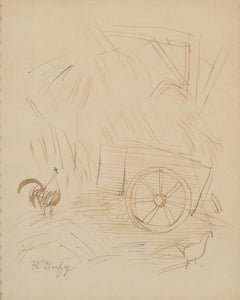 Raoul Dufy (1877-1953) - Cart and haystack