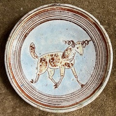 Antique Plate with Ram (Untitled)