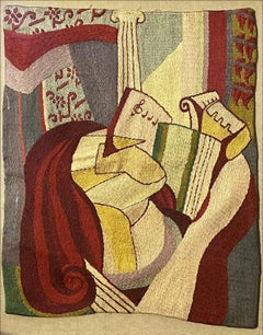 Vintage Tennessee WPA Textile - Musical Abstraction (Untitled)