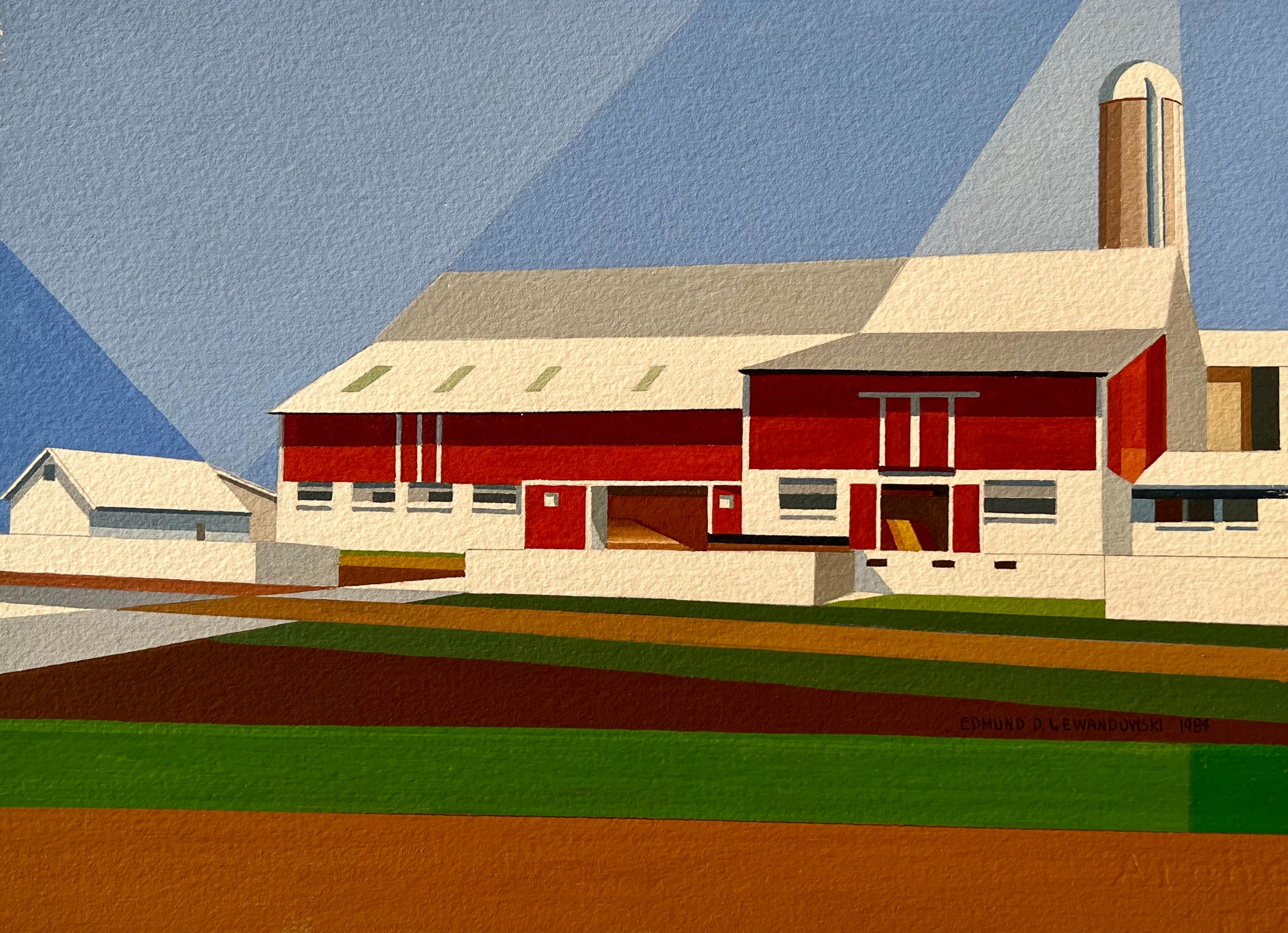 Bâtiment Dessins et aquarelles - Paysage