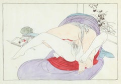 Japanese Shunga, Man and Woman Making Love