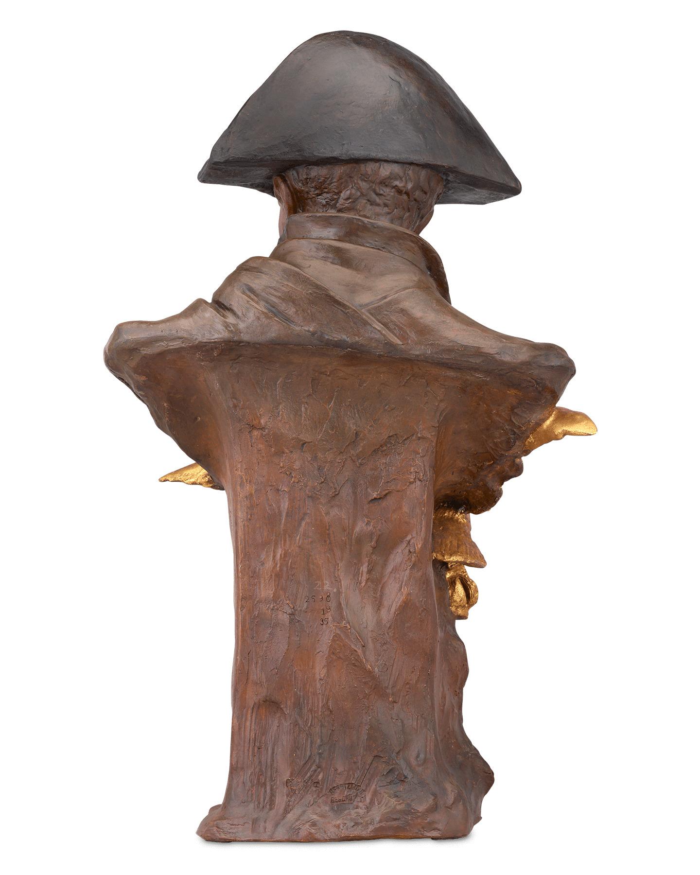 Napoléon as General Bust - Sculpture by Friedrich Goldscheider