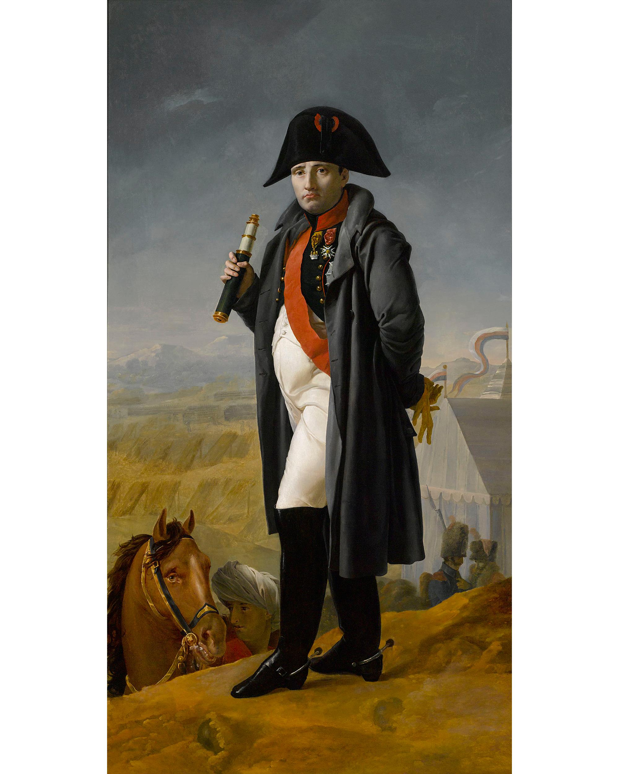 Joseph Franque Portrait Painting - Napoléon before the Battle of Moscow