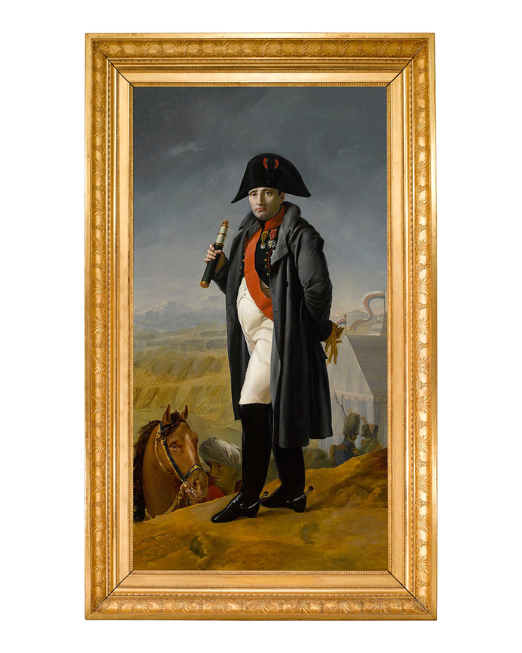 Napoleone prima della battaglia di Mosca - Painting di Joseph Franque