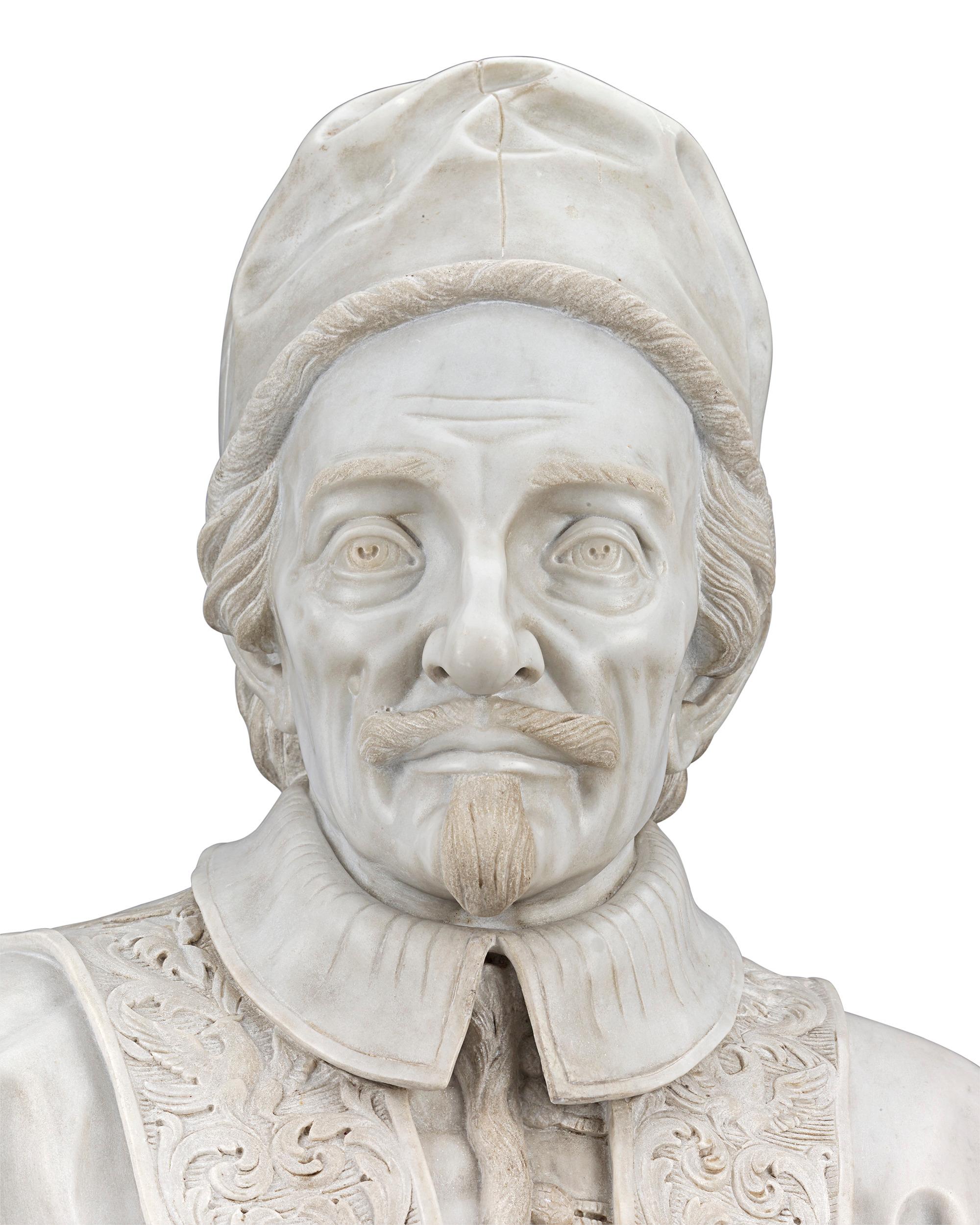 Buste du Pope Innocent XI Odescalchi par Domenico Guidi en vente 7
