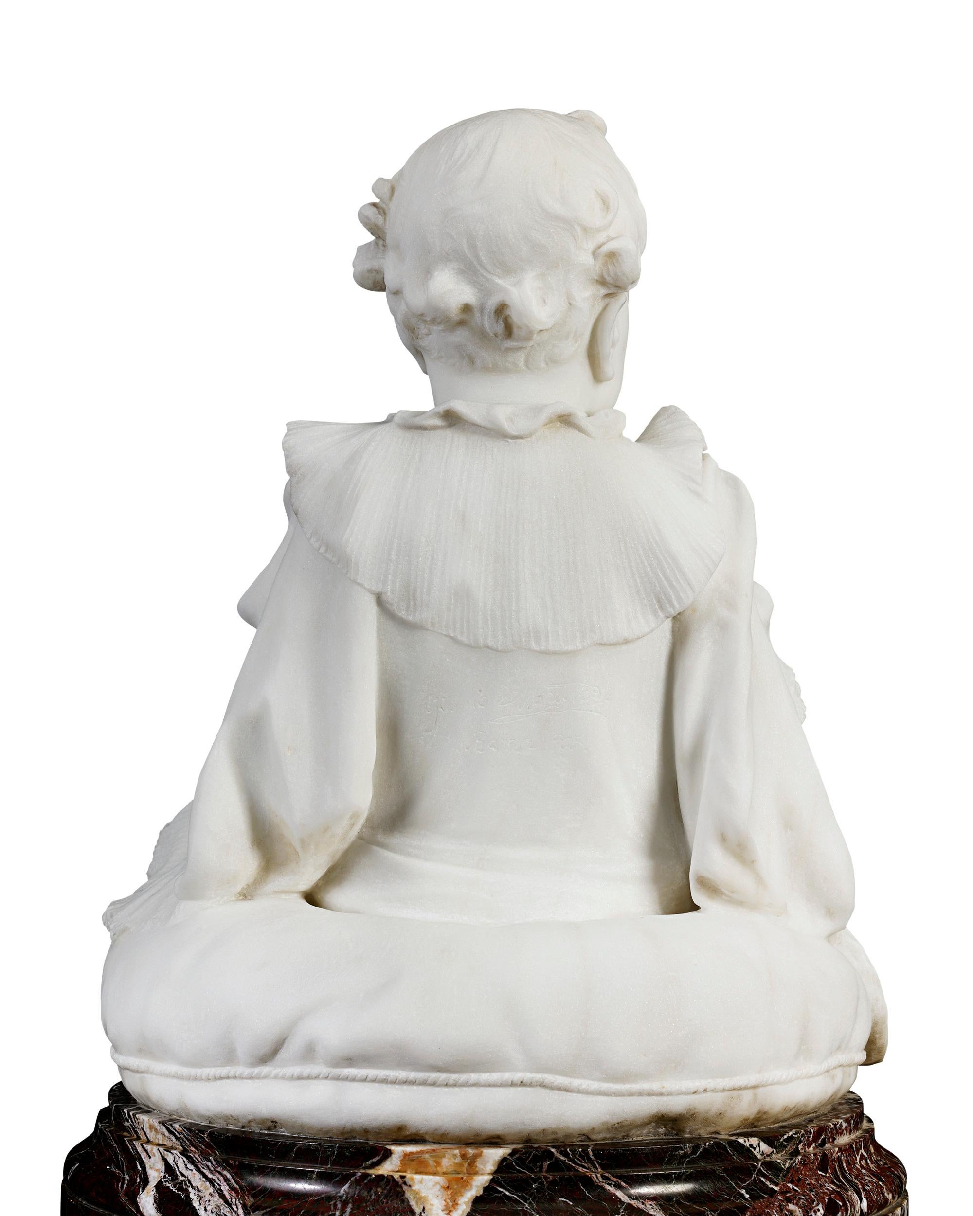Bambino - Other Art Style Sculpture by Giulio Monteverde
