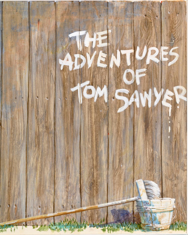 The Adventures of Tom Sawyer - Other Art Style Painting by John Philip Falter