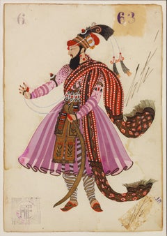 Vintage Le roi de Lahore by Erté