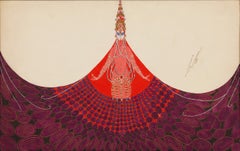 Conte Hindou En Blanc By Erté