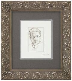 Portrait d'homme à lunettes by Tamara De Lempicka
