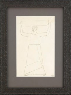 Tehuana con Batea by Diego Rivera