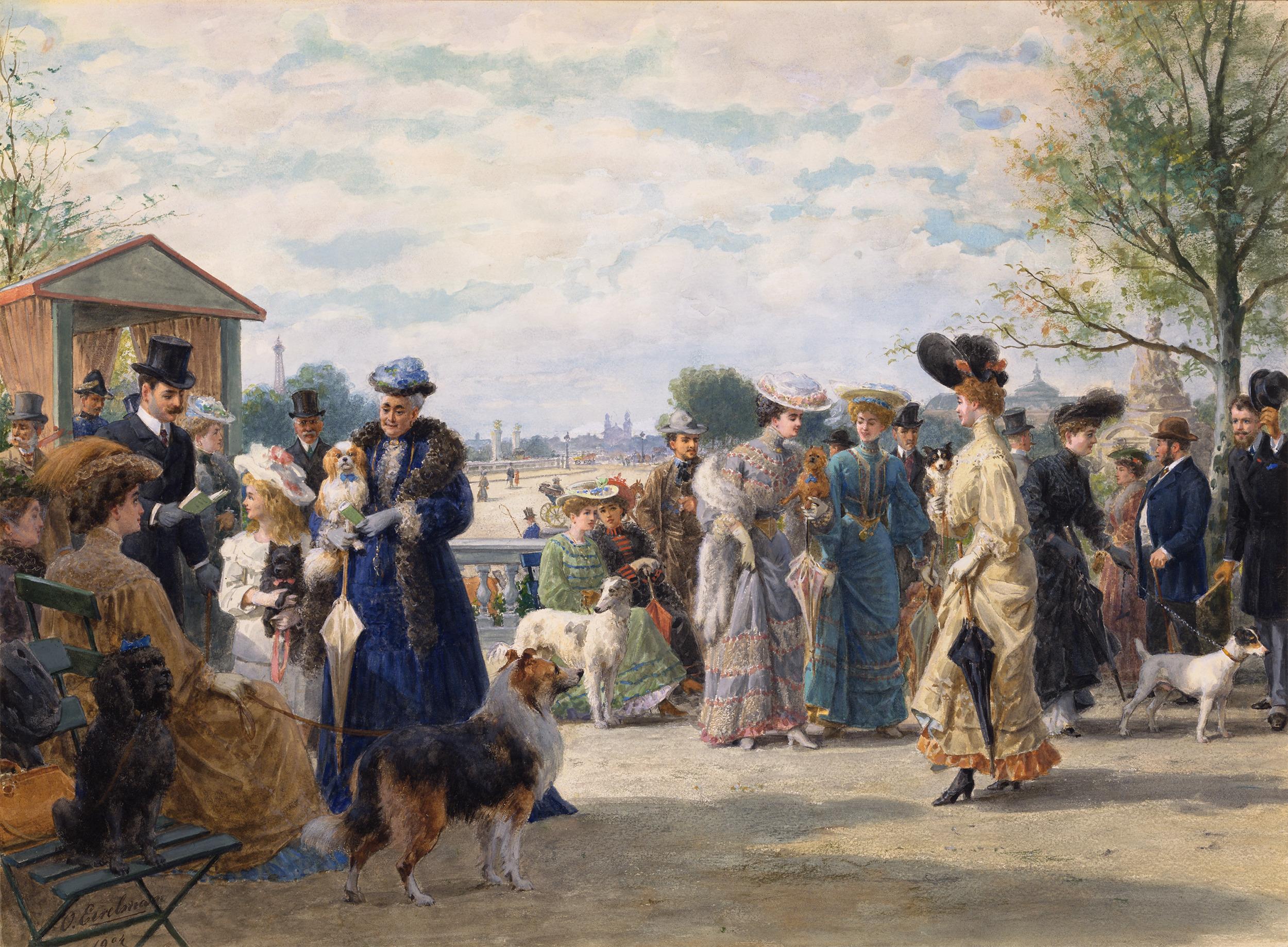 Concours de Chiens au Promenade d'Otto Eerelman