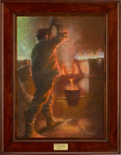 Le Fondeur De Bronze Par Lucien Lévy-Dhurmer