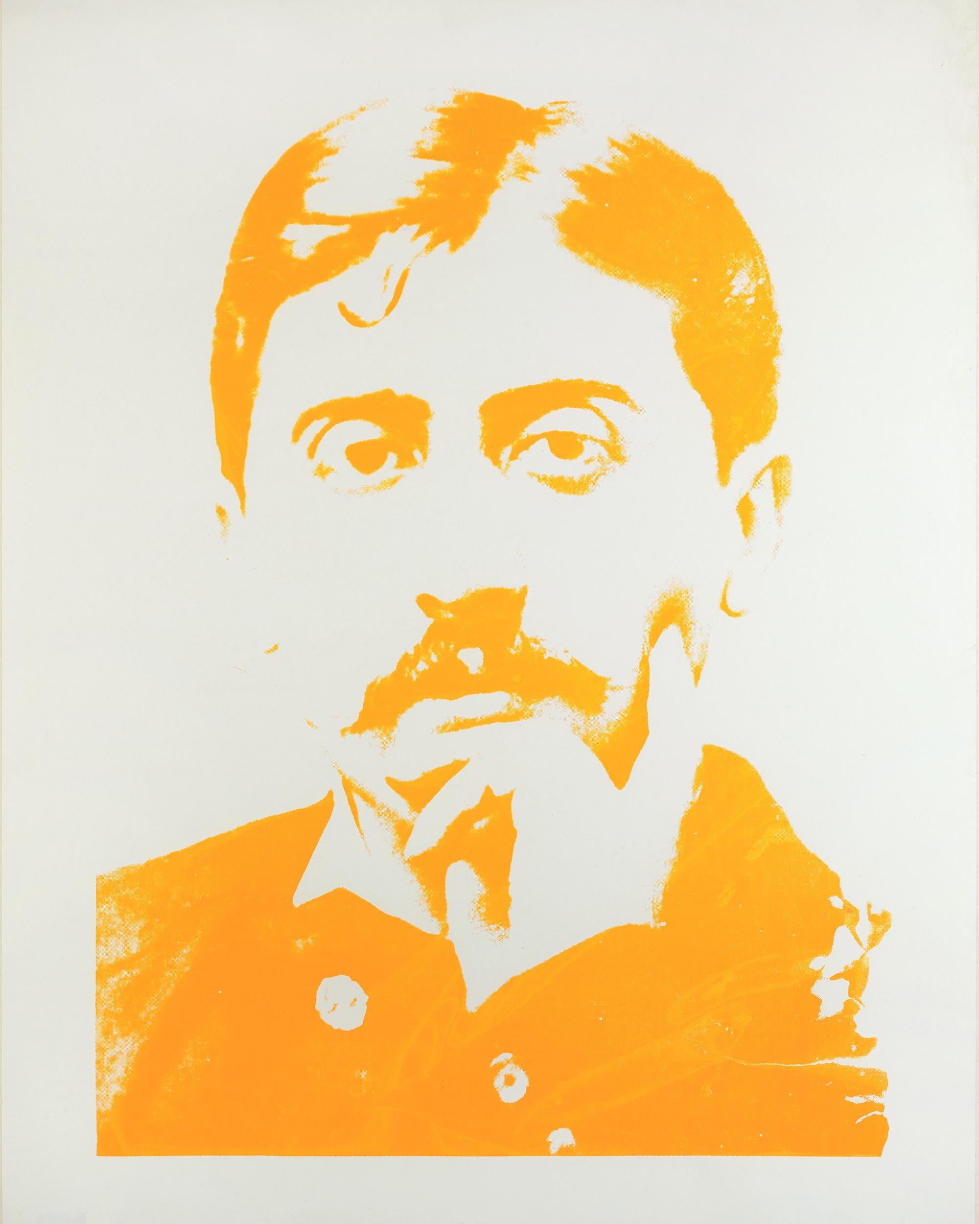 Portrait of Marcel Proust  - Art by Andy Warhol