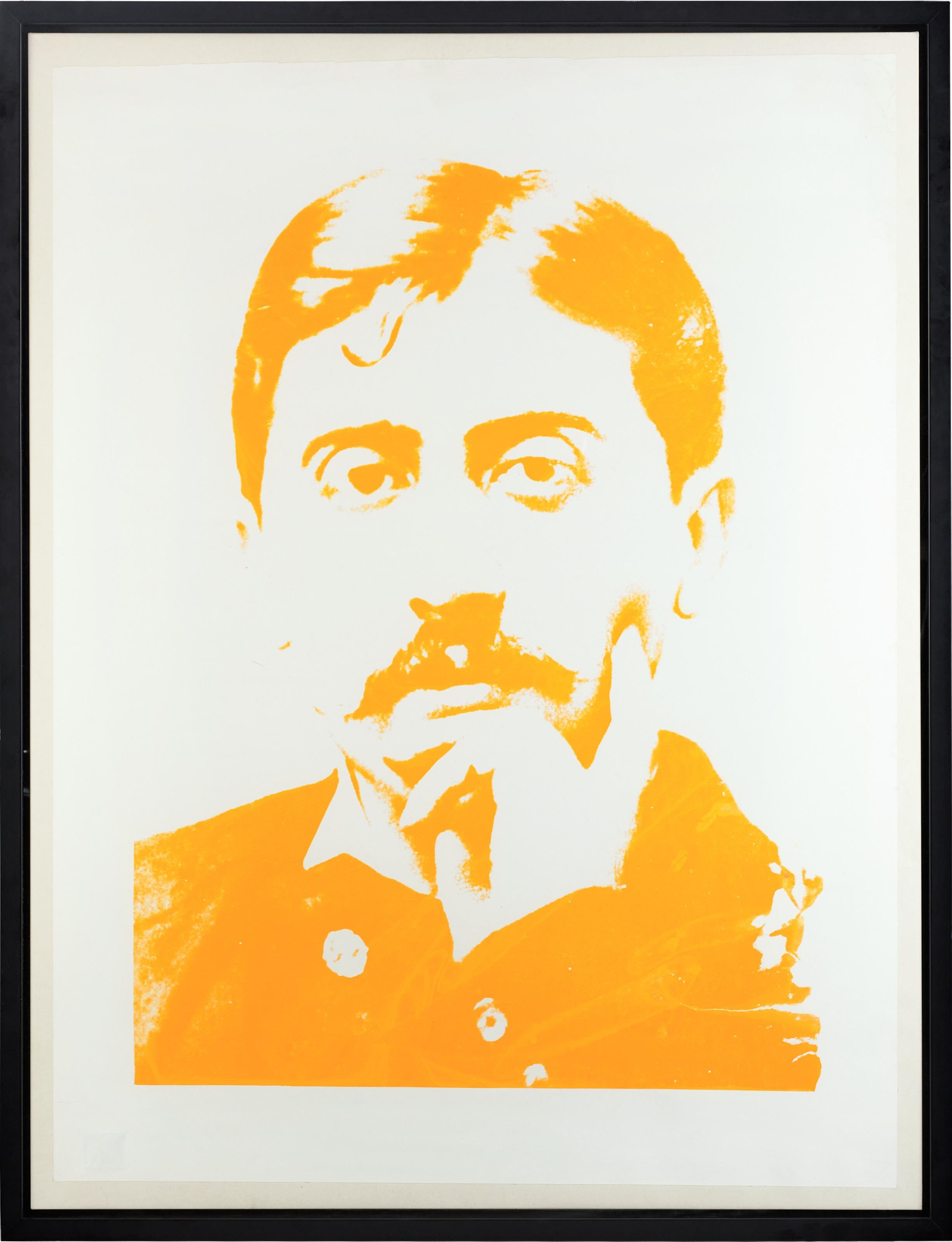 Portrait de Marcel Proust  - Post-impressionnisme Art par Andy Warhol