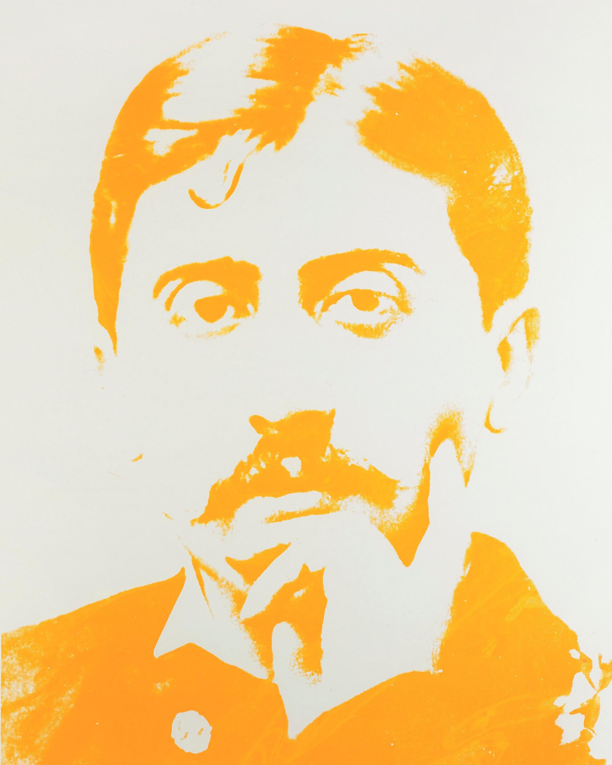 Portrait of Marcel Proust  - Post-Impressionist Art by Andy Warhol