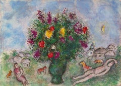 Le repos by Marc Chagall