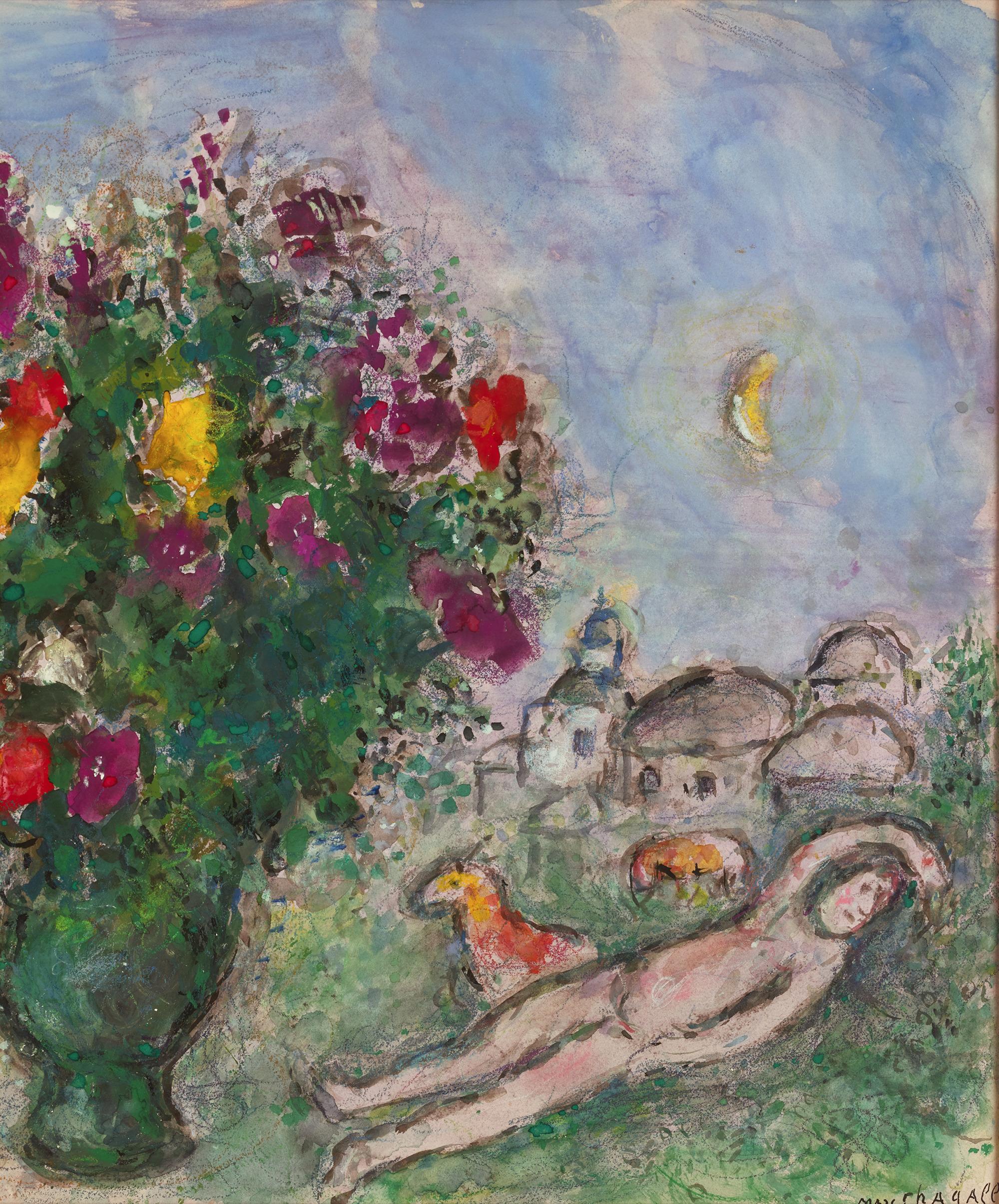 Le repos by Marc Chagall 3