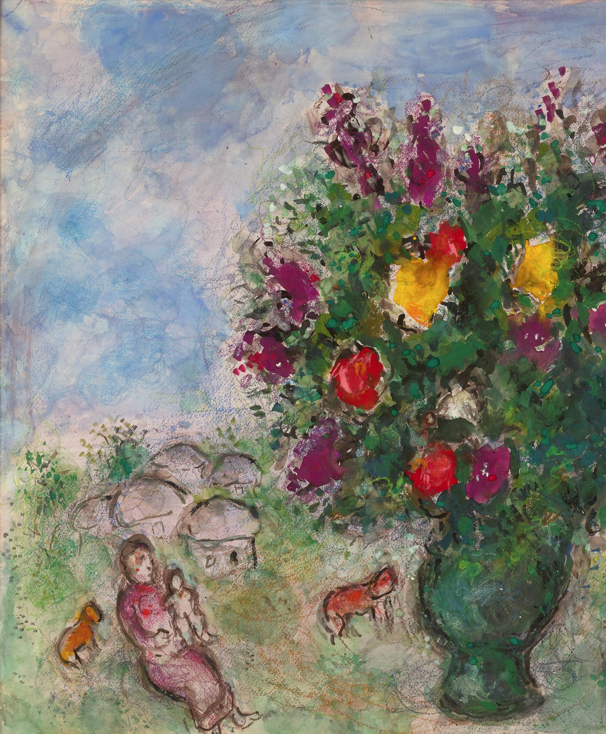 Le repos by Marc Chagall 2