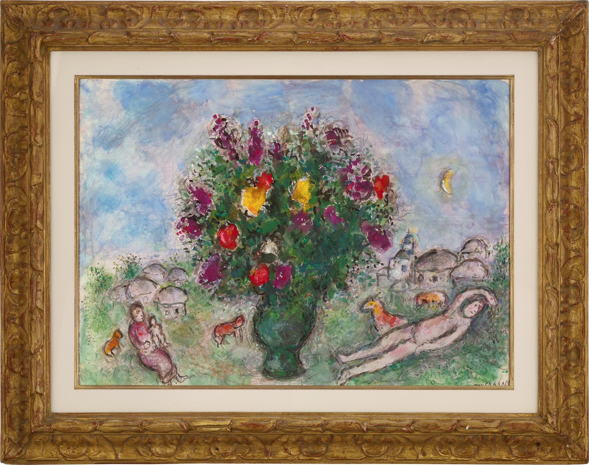Le repos by Marc Chagall 1