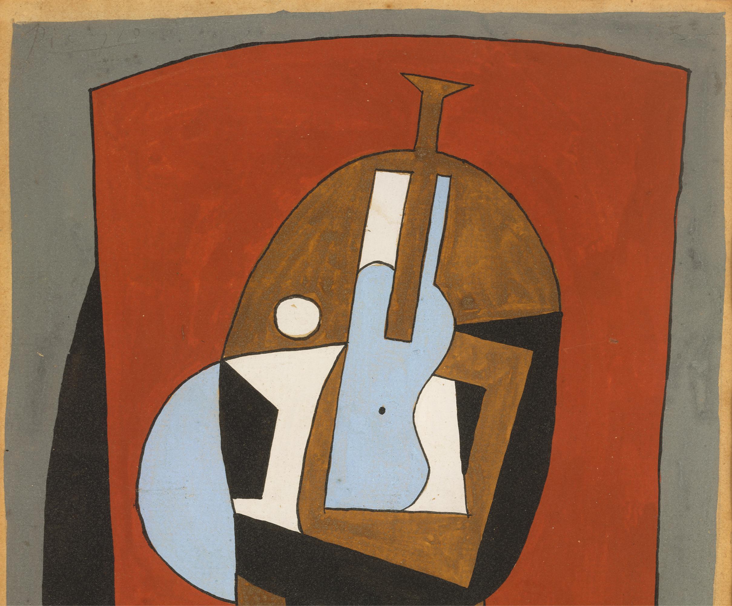 Guitare sur un guéridon by Pablo Picasso For Sale 2