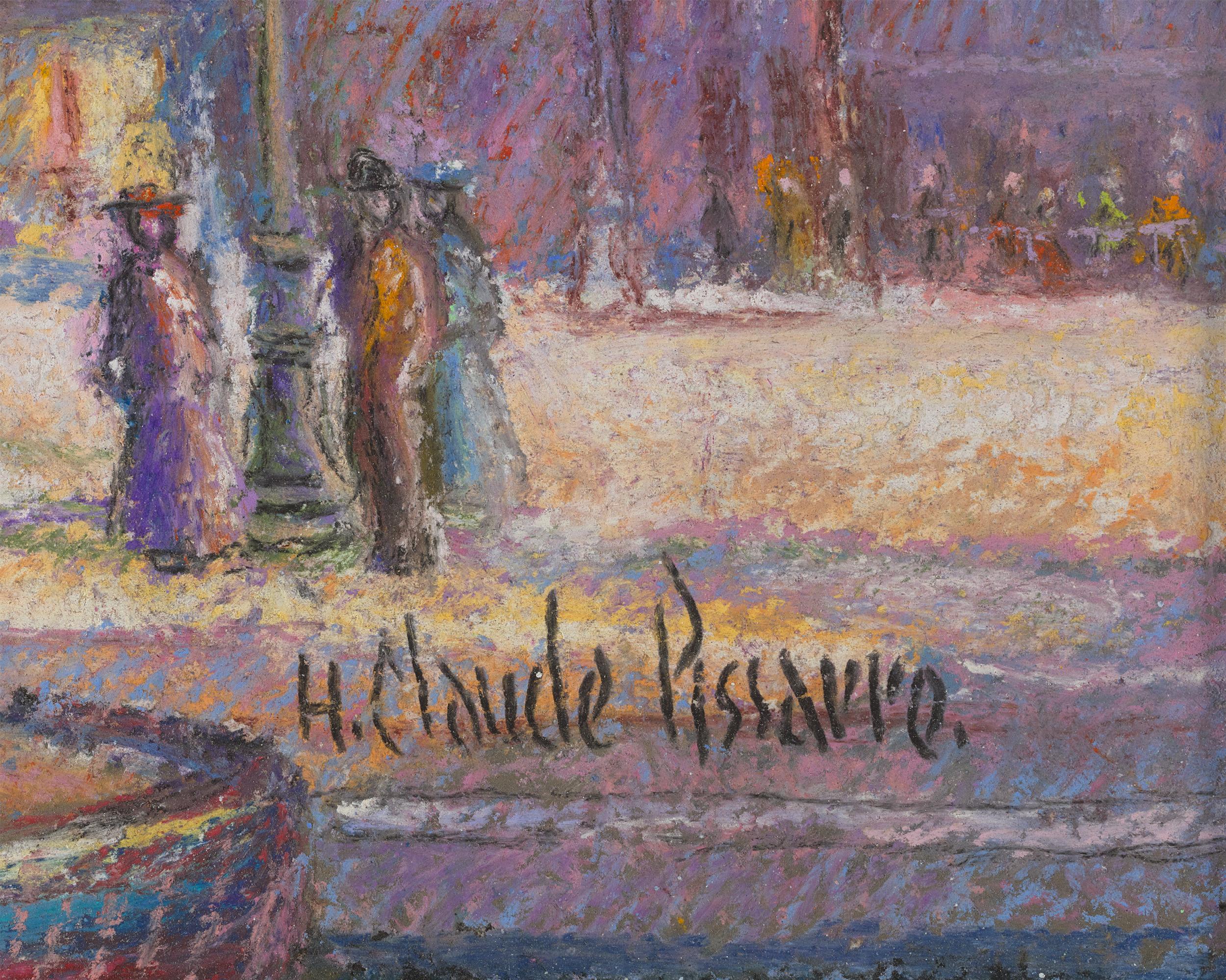 Marseille La Cannebière by H. Claude Pissarro - Post-Impressionist Art by Hughes Claude Pissarro