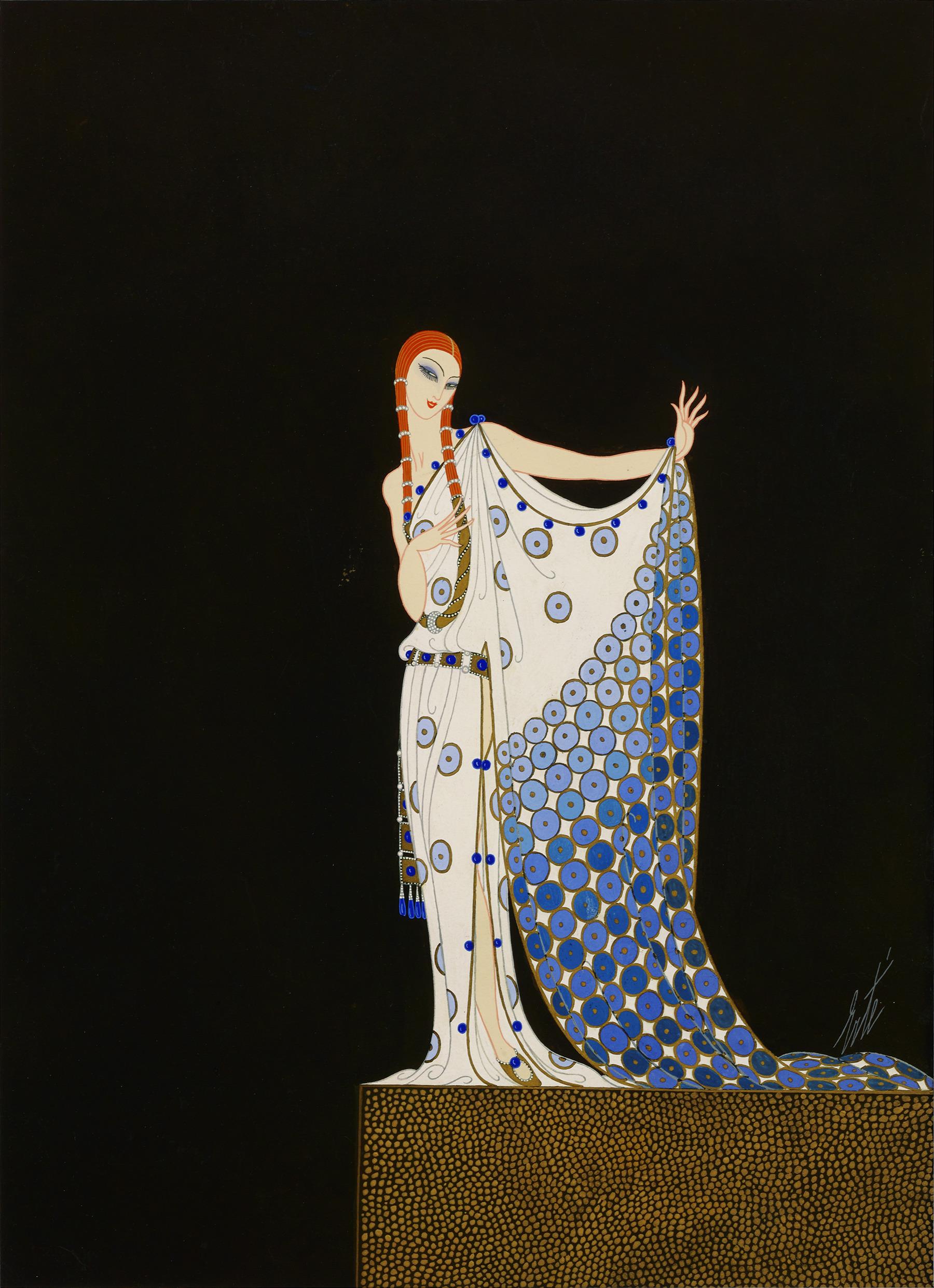 Erté (Romain de Tirtoff)
1892-1990  Russian-French
Costume à l'Antique

Signed 