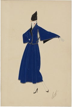 Vintage Costume tailleur by Erté