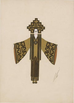 Vintage Les Bambous by Erté