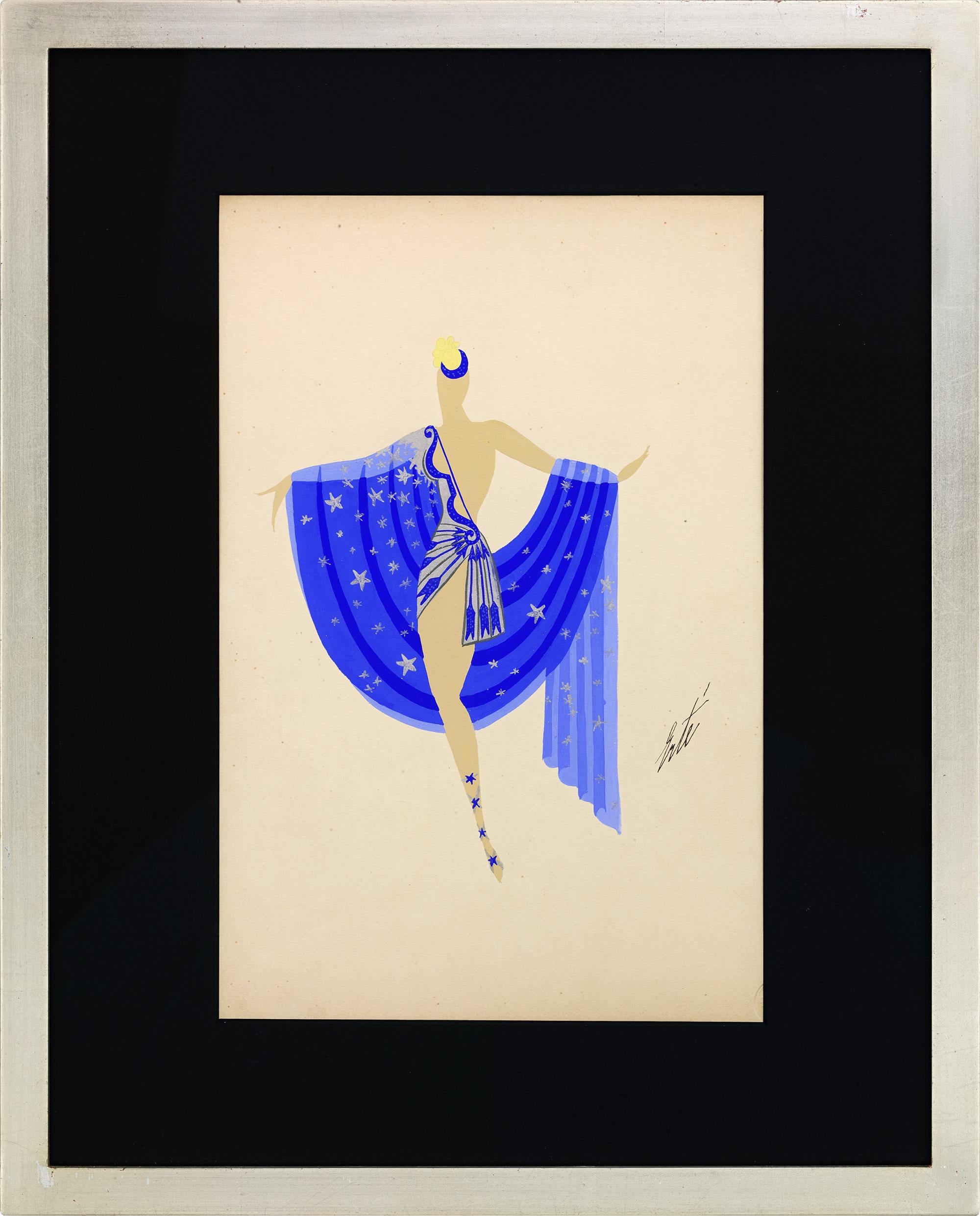 Erté (Romain de Tirtoff)
1892-1990  Russe-Français

Arthémis

Signé 