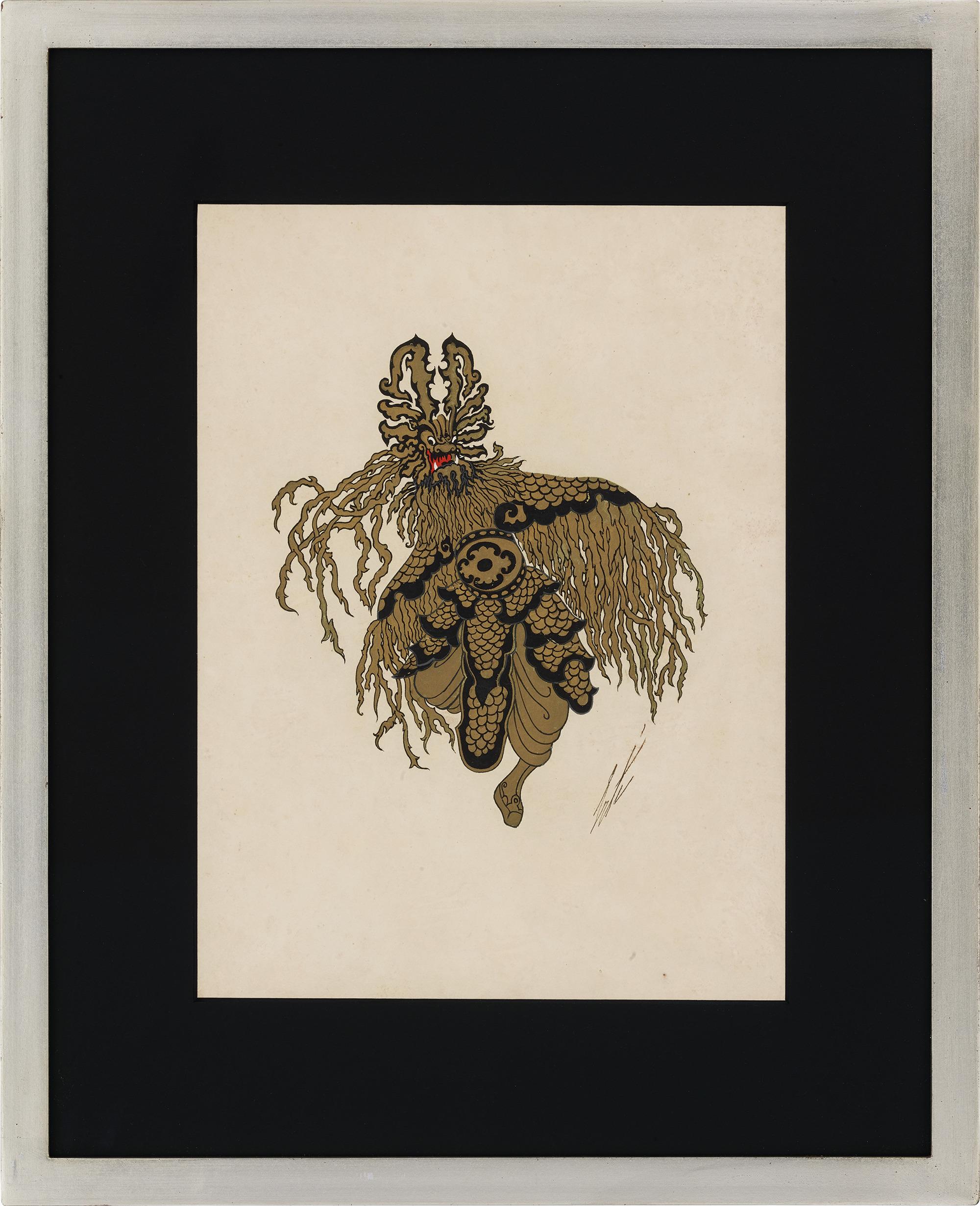 Erté (Romain de Tirtoff)
1892-1990  Russisch-Französisch
Les Dragons
(Die Drachen)

Signiert 