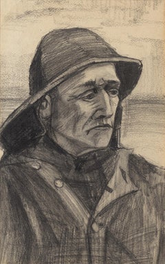 Head Of A Fisherman By Vincent Van Gogh