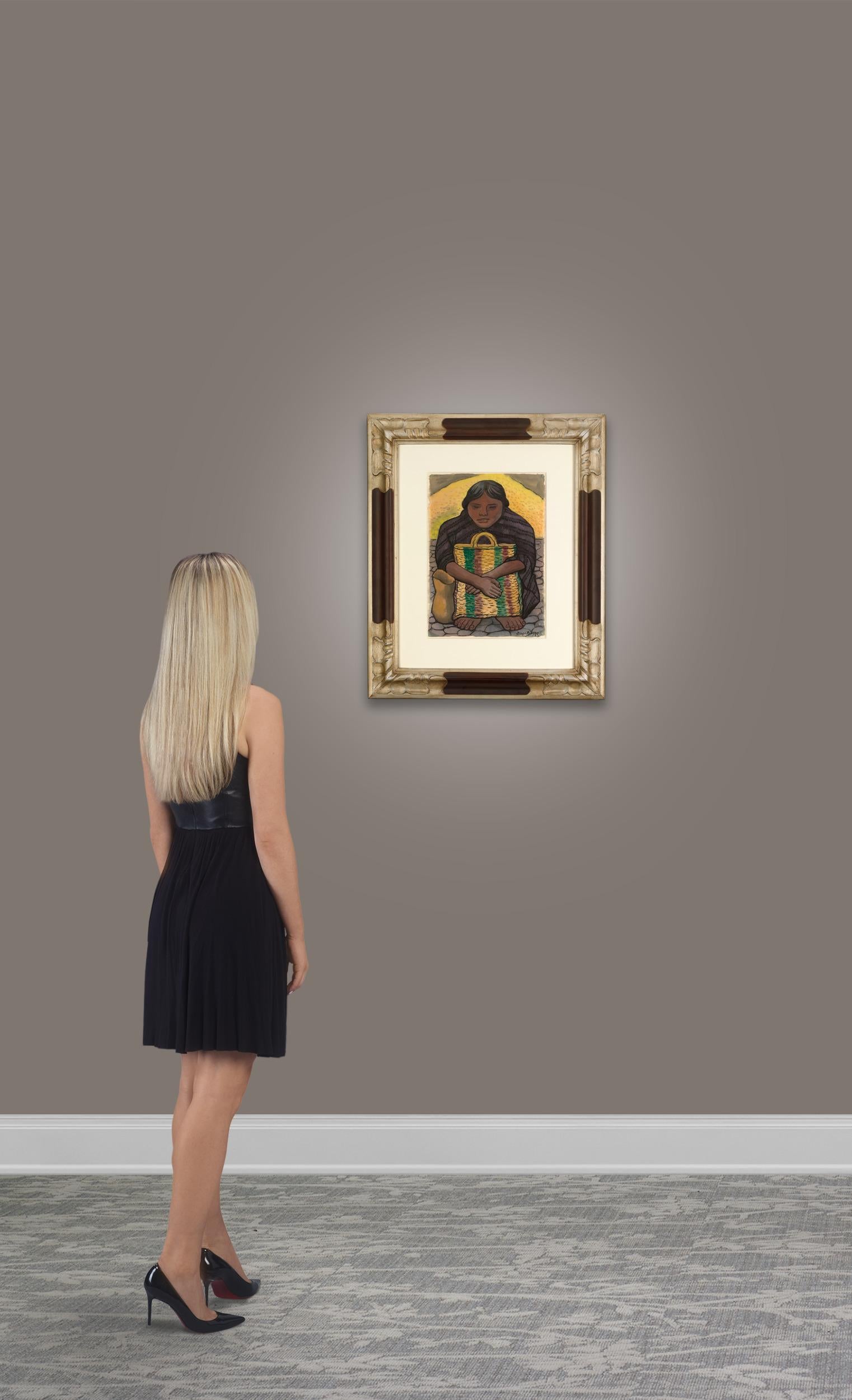 Vendedora By Diego Rivera For Sale 4