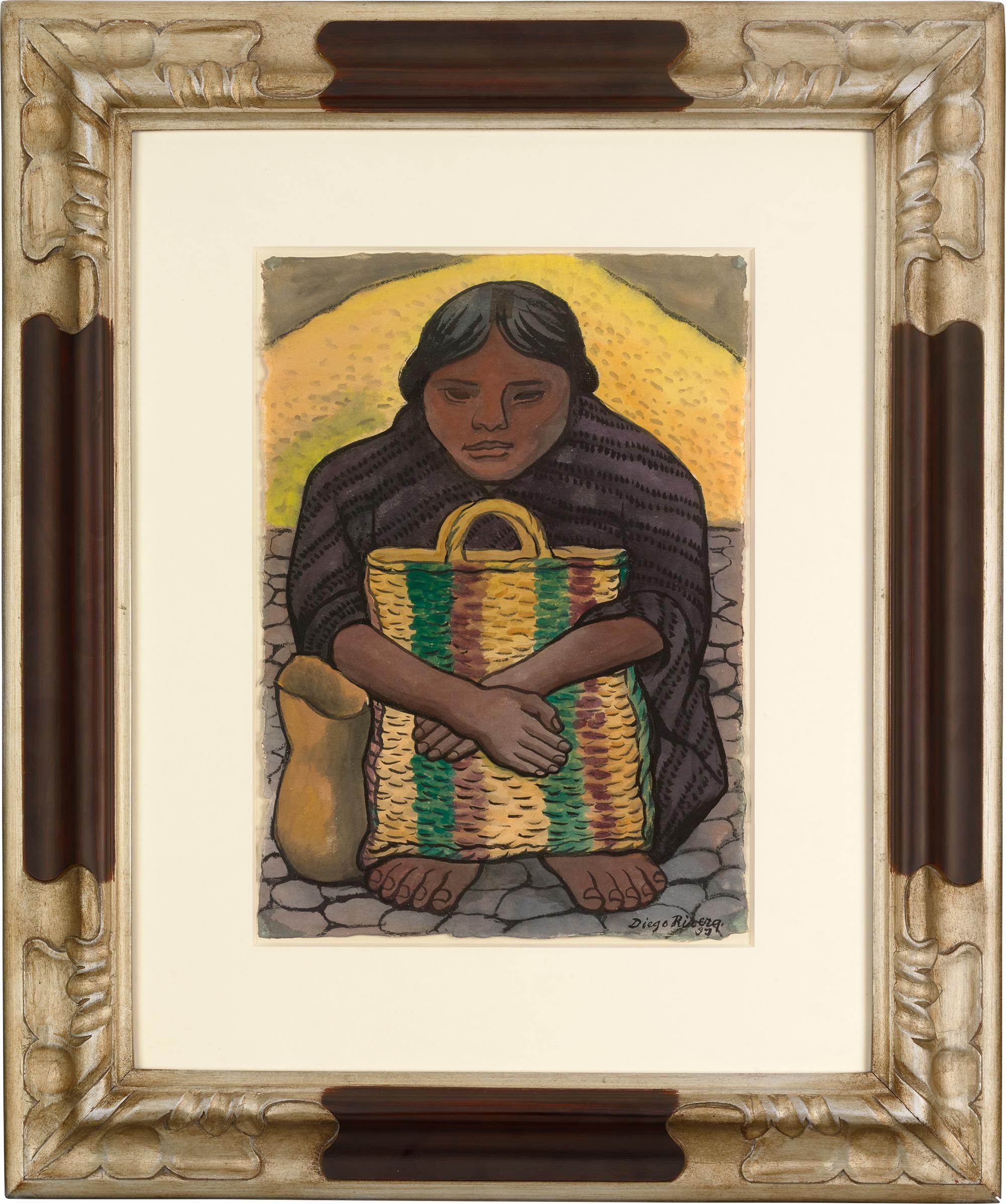 Vendedora By Diego Rivera For Sale 1