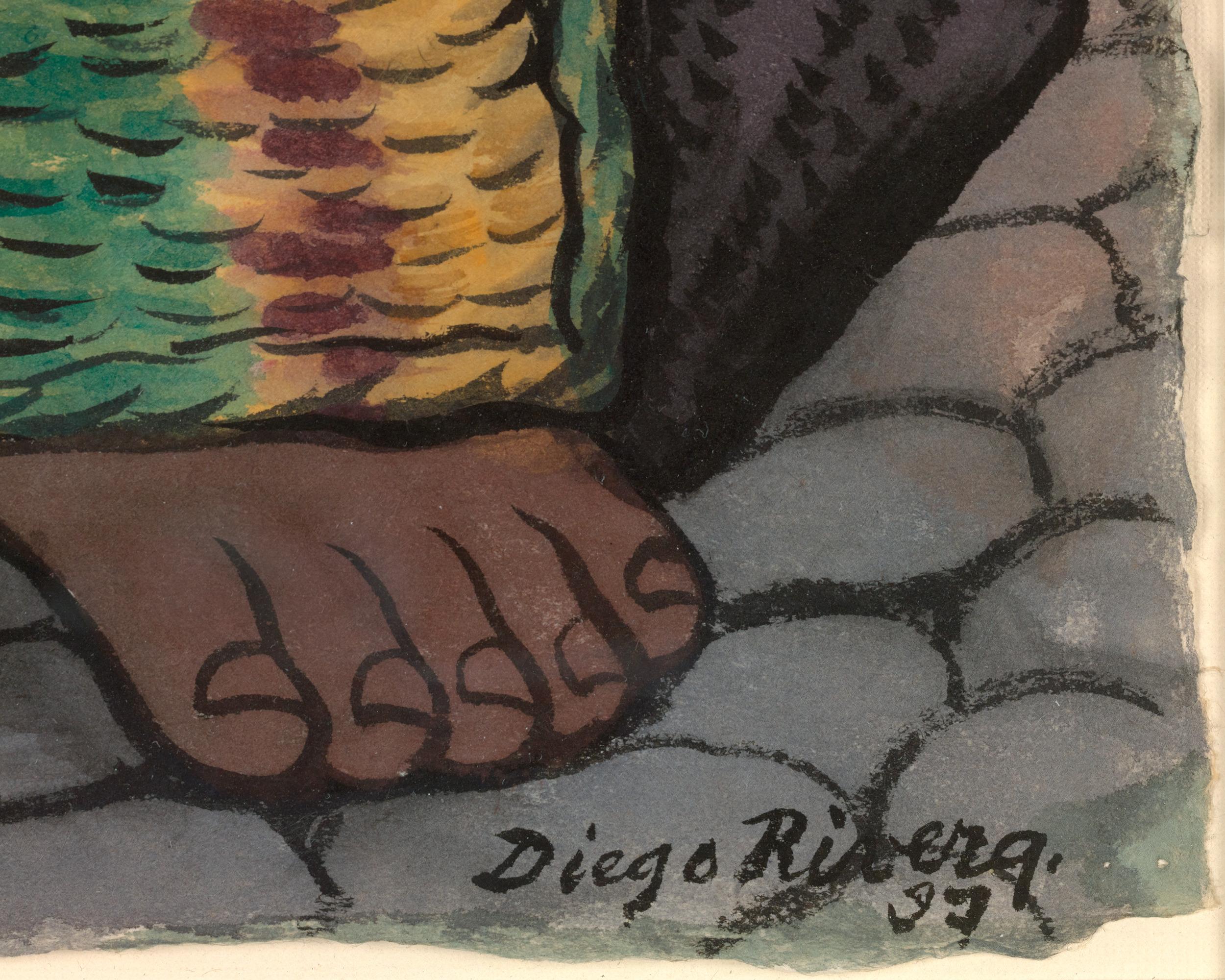 Vendedora By Diego Rivera For Sale 3
